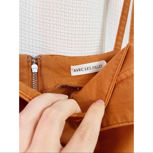 Avec Les Filles orange utility jumpsuit - Picture 4 of 5